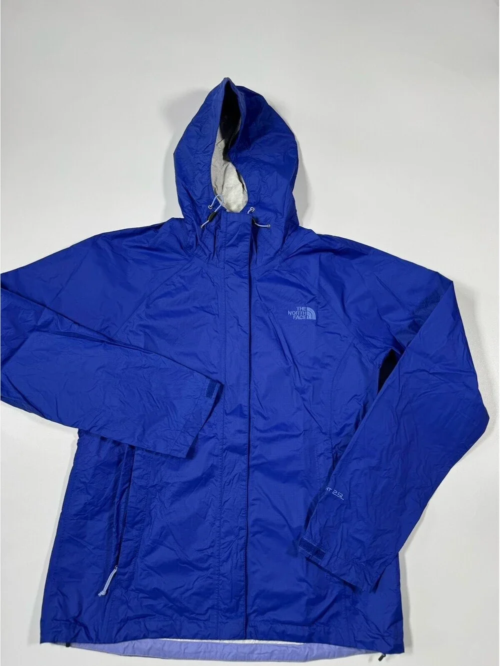 The North Face HyVent 2.5L Hooded Rain Jacket Blue Men’s M Waterproof